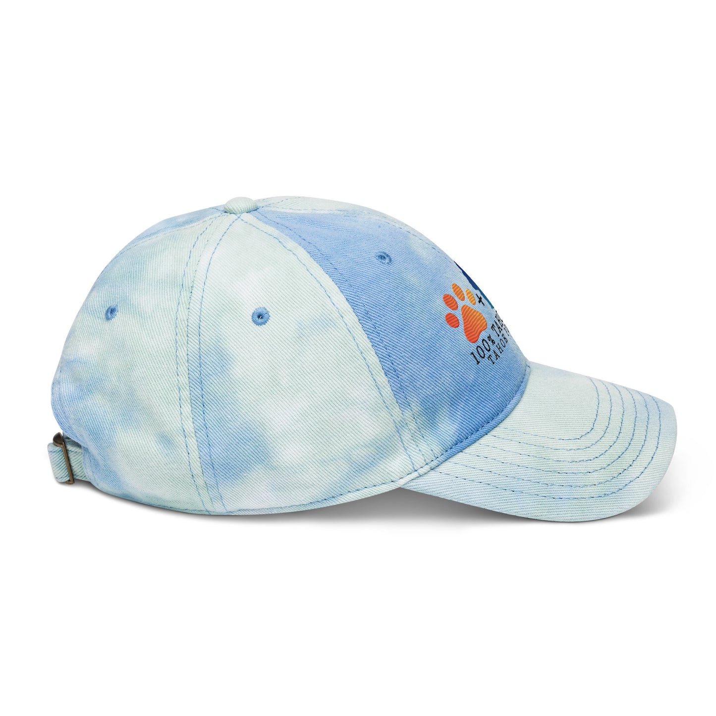 100% Tahoe Puppy Tie dye hat